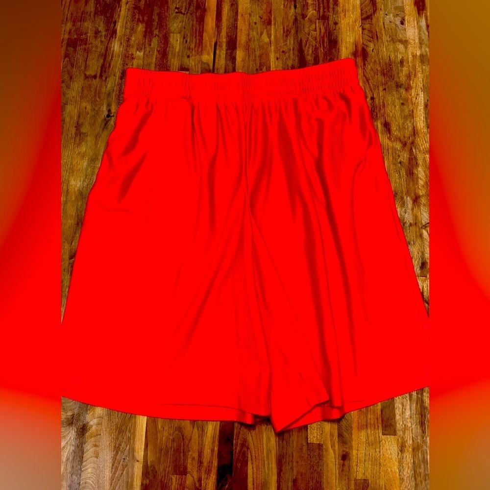 Men's Red Athletic Shorts - Size M 32-34